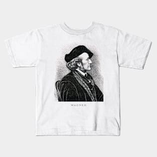 Composer Richard Wagner Kids T-Shirt